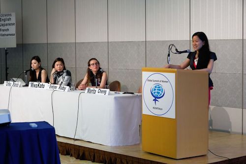 Global Summit of Women Tokyo speaking